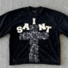 Acid Wash Cropped Long Sleeve Tee