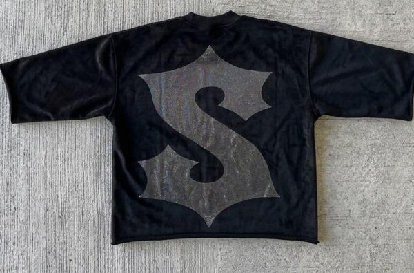 Acid Wash Cropped Long Sleeve Tee
